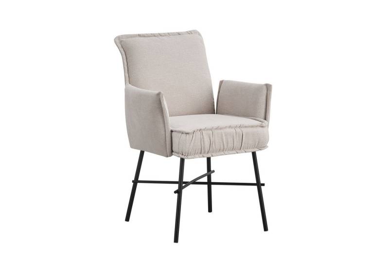 B&D home Polsterstuhl JÜRGEN (1 St), gepolstert, mit Armlehnen von B&D home