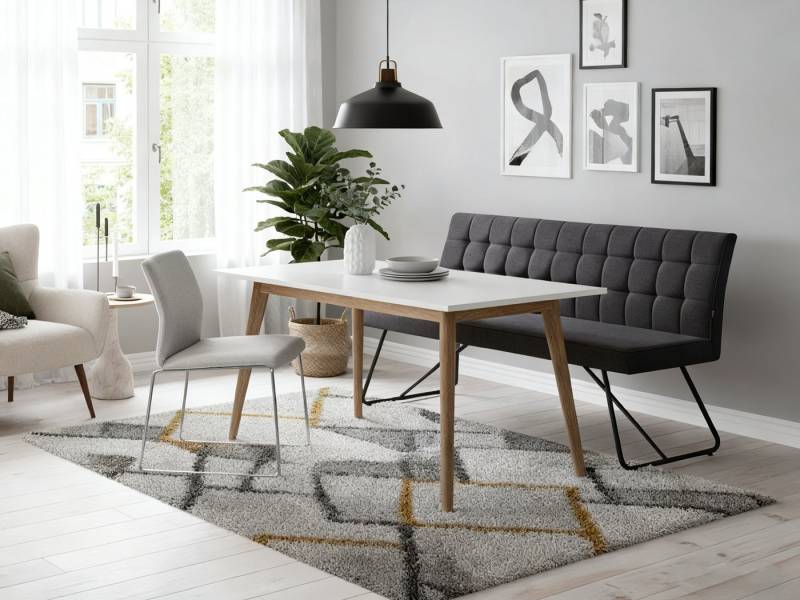 B&D home Essbank LINA, gepolstert, mit Rückenlehne von B&D home