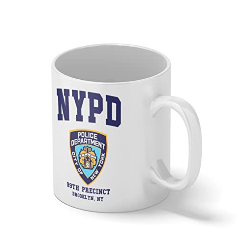 Brooklyn 99 New York Police Nine Nine Precinct Weiße Kaffeetasse Mug von B&S Boutique
