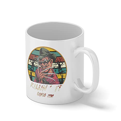 Halloween Freddy Krueger killin' it sine 1984 Weiße Kaffeetasse Mug Halloween Freddy Krueger killin' it sine 1984 Weiße Kaffeetasse Mug von B&S Boutique