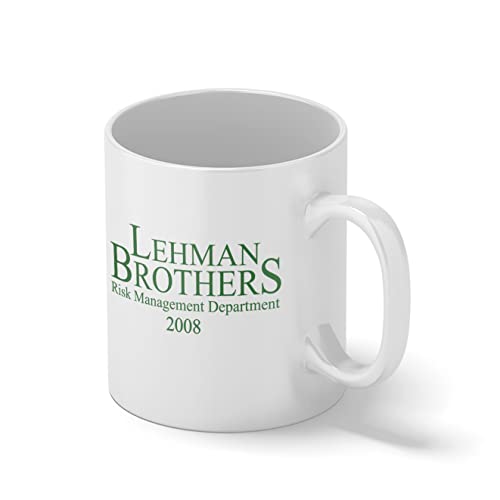 Lehman Brothers Risk management Department 2008 2023 Weiße Kaffeetasse Mug von B&S Boutique