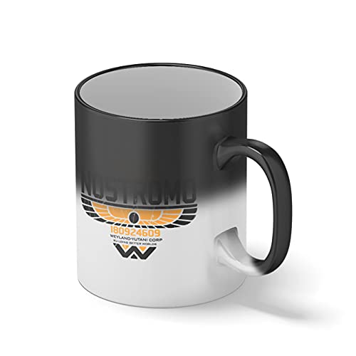 USCSS Nostromo Aliens Inspired Weyland Corp Premium Black Magic Kaffeetasse Mug von B&S Boutique