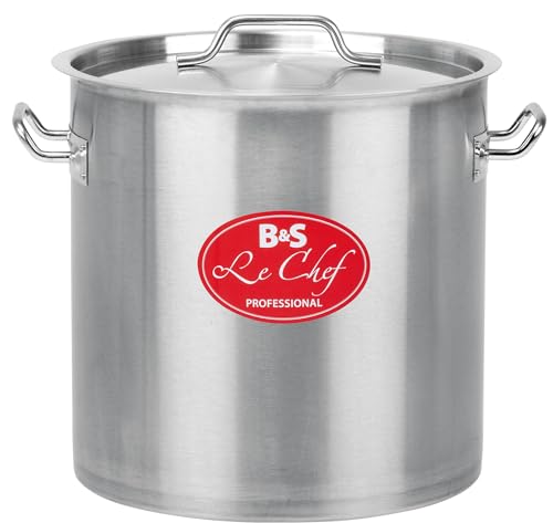 50 Liter extra Groß Kochtopf Suppentopf Profitopf EDS Schüttrand von B & S