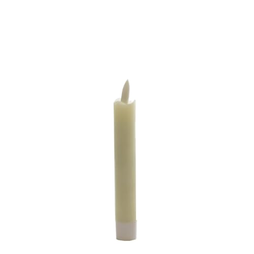 B & S LED Echtwachs Stabkerze kurz 16 cm mit Flackereffekt und Timer creme B & S LED Echtwachs Stabkerze kurz 16 cm mit Flackereffekt und Timer creme von B & S
