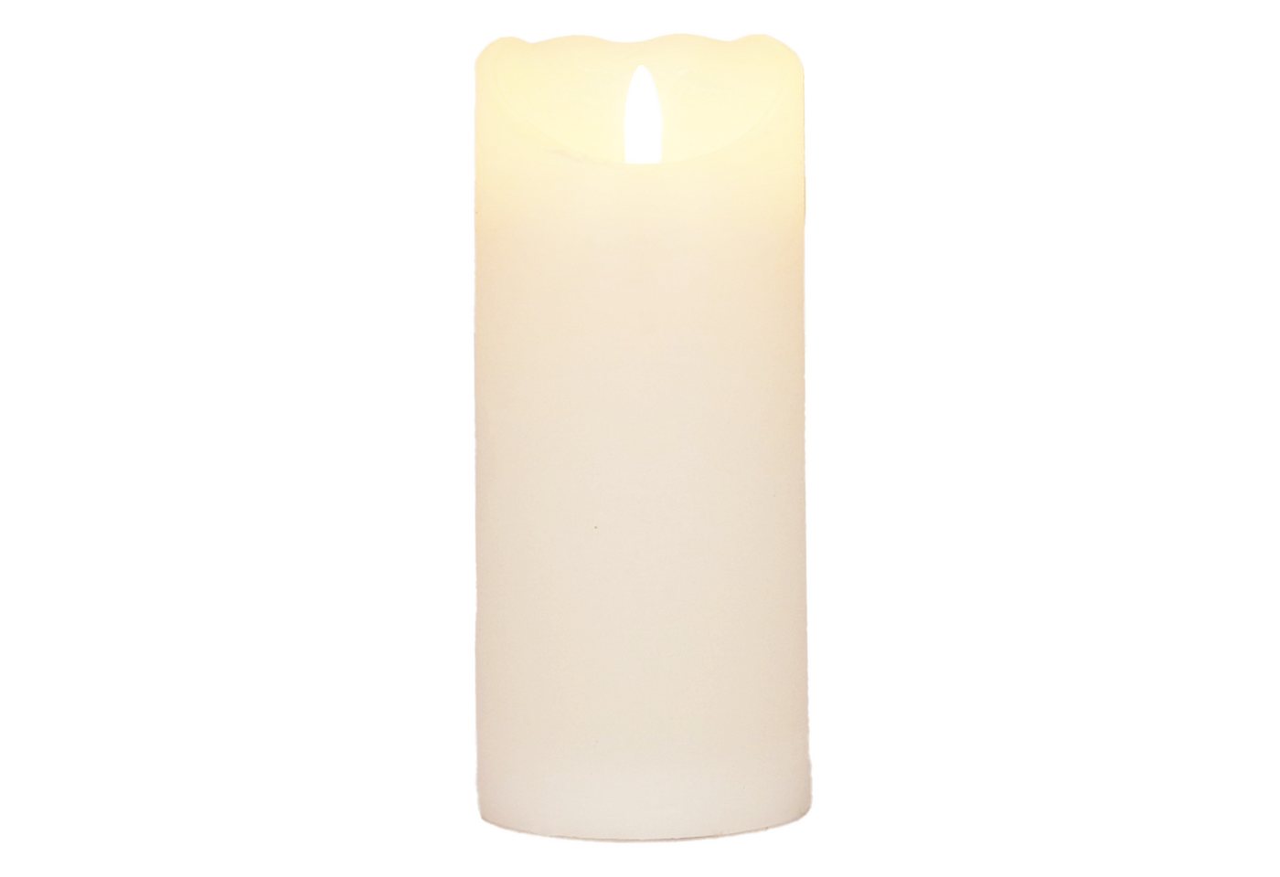 B&S LED-Kerze LED Echtwachskerze weiß mit flackereffekt und Timer H:17.5 x Ø 7.5 cm B&S LED-Kerze LED Echtwachskerze weiß mit flackereffekt und Timer H:17.5 x Ø 7.5 cm von B&S