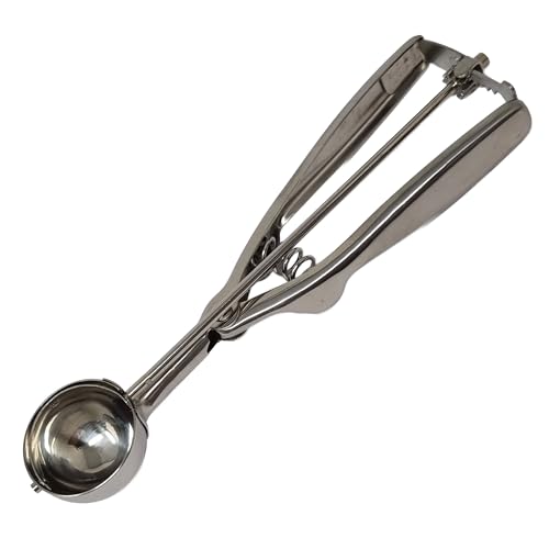 Eisportionierer Edelstahl 21cm: Kugelformer für Eis & Desserts Ø 3.8 cm von B & S