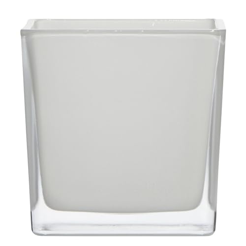 Glasvase Würfel Cubic weiß Quadratisch 12 x12 x 12cm Glasvase Würfel Cubic weiß Quadratisch 12 x12 x 12cm von B & S