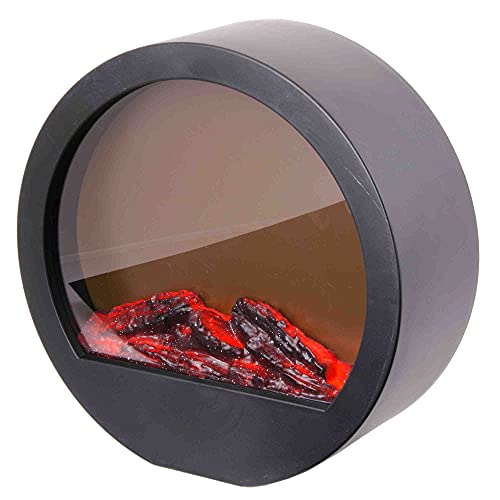 LED Laterne Kamin Kunststoff schwarz mit Flammeneffekt Höhe 36 cm LED Laterne Kamin Kunststoff schwarz mit Flammeneffekt Höhe 36 cm von B & S