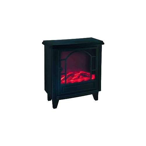LED Laterne Kamin Kunststoff schwarz mit Flammeneffekt Höhe 40 cm LED Laterne Kamin Kunststoff schwarz mit Flammeneffekt Höhe 40 cm von B & S