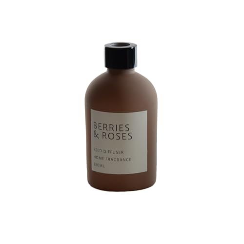 Raumduft Diffuser mit Stäbchen Berries & Roses 180 ml braun von B & S