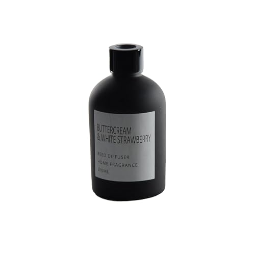 Raumduft Diffuser mit Stäbchen Butter/Strawberry 180 ml schwarz von B & S