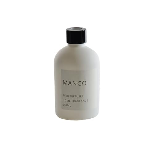 Raumduft Diffuser mit Stäbchen Mango 180 ml weiß von B & S