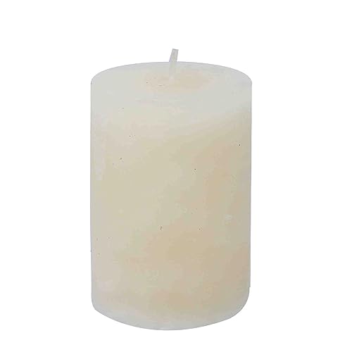 Stumpenkerze durchgefärbt 10 x Ø 7 cm (Champagner) von B & S