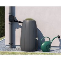 Regentonne, Regenwassertank, Regenfass Frostsicher, Regenwassertonne GAJA 200 Liter von B&T Garten