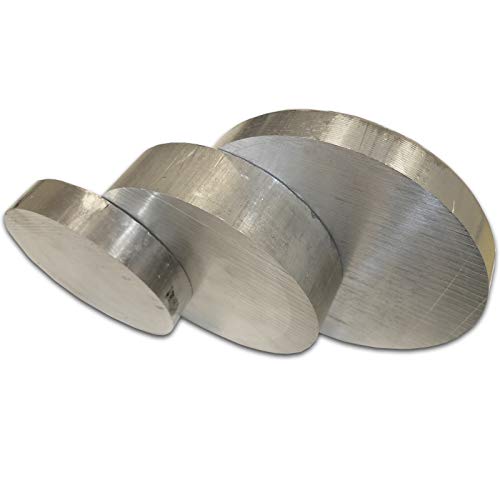 B&T Metall Aluminium HOCHFEST Rund Ø 130 mm gepresst AlZnMgCu1,5 F50 (7075) Länge ca. 5 cm (50 mm +/- 5 mm) von B&T Metall