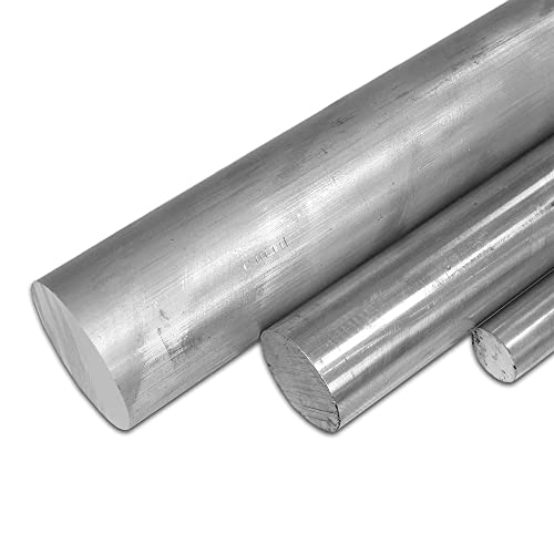 B&T Metall Aluminium Rundstange Rund Ø 10 mm gezogen 6 Stück à ca. 495 mm (3 Meter aufgeteilt) von B&T Metall