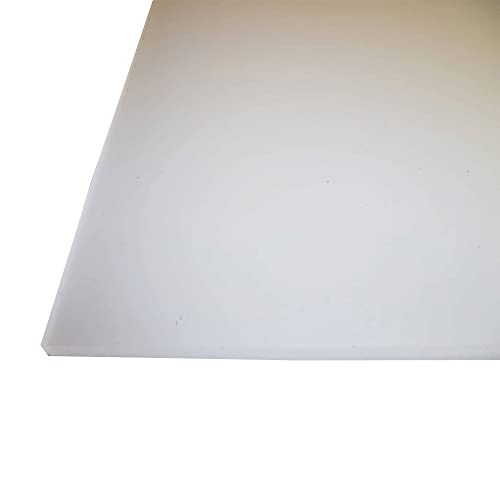 B&T Metall PMMA Acrylglas Opal Weiß glatt 3,0 mm stark Milchglas Lichtdurchlässigkeit 78% UV beständig beidseitig foliert im Zuschnitt Größe 10 x 100 cm (100 x 1000 mm) von B&T Metall