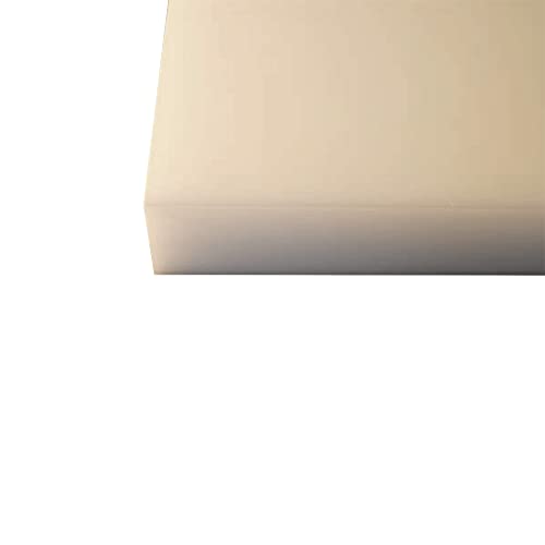 B&T Metall POM C Natur/Weiß Platten 10,0 mm stark Polyoxymethylen (ERTACETAL®; DELRIN®) im Zuschnitt Größe 100 x 500 mm von B&T Metall