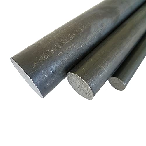 B&T Metall Rundstahl ST 37 Drm. Ø 20 mm gewalzt, schwarz - Länge ca. 1,0 m (1000mm +0/-3 mm) - Maßtoleranzen nach DIN EN 10060 (DIN 1013) Stahl Rund Stahlwelle Stahl Rundstab Stahl Rundstange von B&T Metall