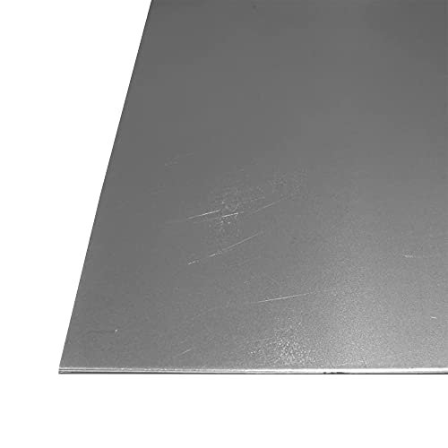 B&T Metall Stahl-Blech blank geölt St 1203 | 0,75mm stark | Feinblech DC01 im Zuschnitt Größe 10 x 20 cm (100 x 200 mm) von B&T Metall