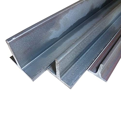 B&T Metall Stahl T-Profil 50 x 50 x 6 mm gleichschenklig 4 Stück à 495 mm(2 mtr. geteilt) S235 (1.0038 ST37) T-Träger T 50 Rohstahl unbehandelt von B&T Metall