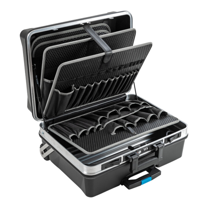B&W Werkzeugkoffer Orca Koffer Trolley Hdpe Rollen Tsa Schloss Dokumentenfach B-Ware von B & W