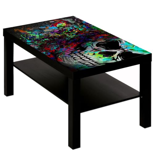 B-wie-Bilder.de Couchtisch Tisch Totenkopf Grafitti Farbe Color Tisch schwarz B-wie-Bilder.de Couchtisch Tisch Totenkopf Grafitti Farbe Color Tisch schwarz von B-wie-Bilder