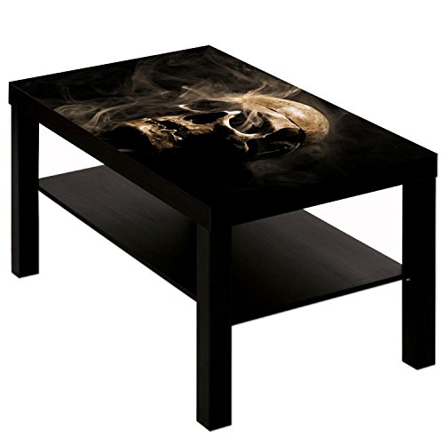 B-wie-Bilder.de Couchtisch mit Motiv Gothic Hell Totenkopf Rauch B-wie-Bilder.de Couchtisch mit Motiv Gothic Hell Totenkopf Rauch von B-wie-Bilder