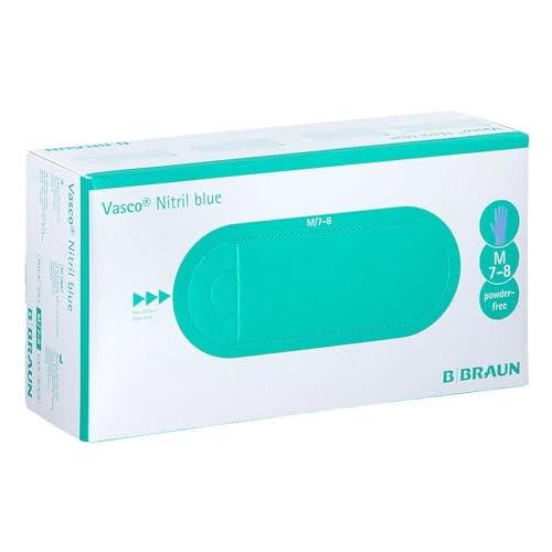 B. Braun VASCO Nitril blue Untersuchungshandschuhe M 150 St von B. Braun
