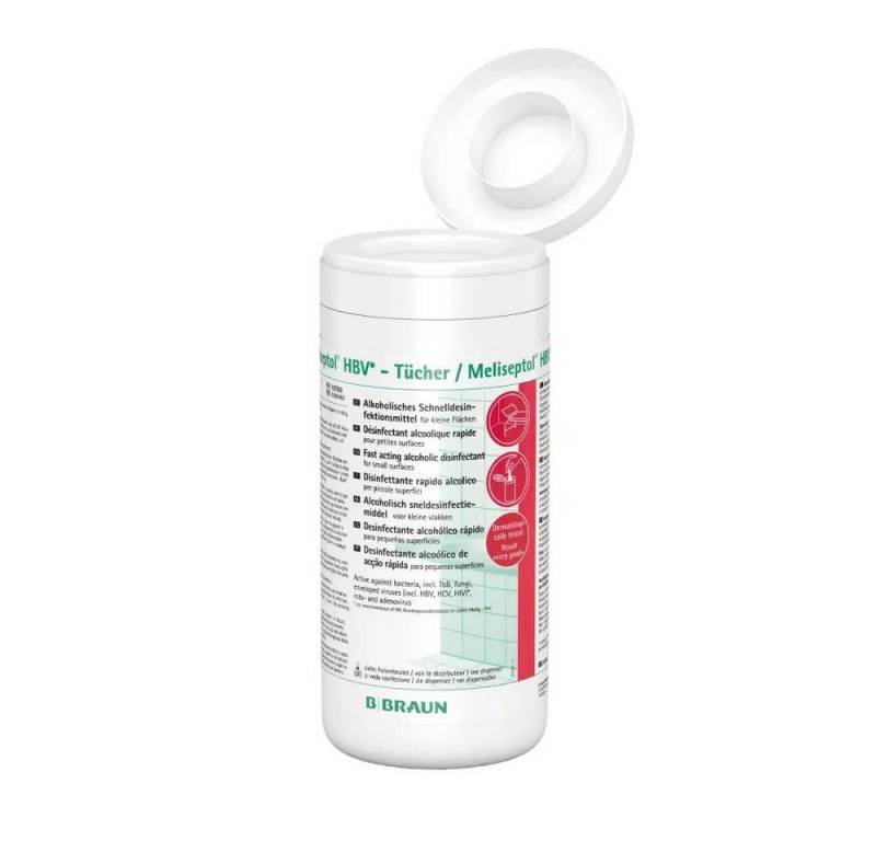 B. Braun Feuchttücherbox B. Braun Meliseptol® HBV Tücher Desinfektionstücher von B. Braun