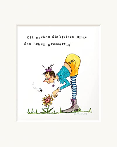 B.Freundlieb Bild | Die kleinen Dinge | Passepartout Kunstdruck Wandbild | Frau Blume | Geschenk | 30 x 30 cm | Barbara Freundlieb, mehrfarbig B.Freundlieb Bild | Die kleinen Dinge | Passepartout Kunstdruck Wandbild | Frau Blume | Geschenk | 30 x 30 cm | Barbara Freundlieb, mehrfarbig von B.Freundlieb