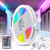 5m led Band Streifen rgb Stripe Licht-Leiste 5050 smd Lichtschlauch +Farbwechsel: 5 Meter - 30 von B.K.LICHT