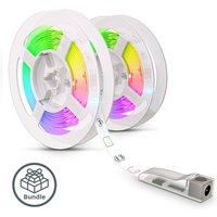 6m led Band Stripe rgb Licht-Streifen smd 5050 Leiste Farbwechsel selbstklebend von B.K.LICHT