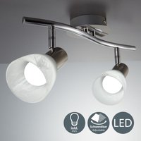 B.k.licht - Deckenstrahler - 10W, 940lm, led, schwenkbar, E14, warmweiß, chromfarbig von B.K.LICHT