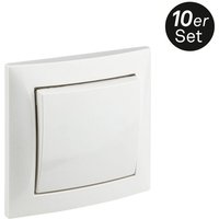 Berker S.1 Set – 1/5/10x Wechselschalter inkl. Rahmen & Wippe – Weiß/Anthrazit – IP44 – glänzend/matt – für Wohn- & Zweckbau von B.K.LICHT