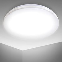 B.k.licht - led Deckenlampe Badezimmer 12W Bad-Lampen IP44 4000K Bad Deckenleuchte 230V weiß von B.K.LICHT