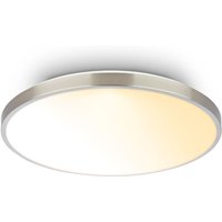 LED Deckenlampe Deckenleuchte Wohnzimmer Dimmbar Fernbedienung CCT Dekorblende von B.K.LICHT