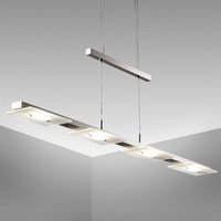 Led Deckenleuchte Design Pendelleuchte Hängelampe Küchen-Tisch Esszimmerlampe: 4x Einzelglas 4x led Platine - 50 von B.K.LICHT