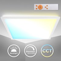 Led Panel 45x45cm flach Deckenlampe Leuchte Wohnzimmer dimmbar cct weiß 24W Büro von B.K.LICHT