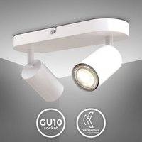 Led Spotleuchte schwenkbar Retro weiß GU10 Deckenlampe Flur Schlafzimmer Spot - 20 von B.K.LICHT