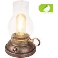 LED Tischlampe Akku LED Tischleuchte Dimmbar Kabellos Touch Warmweiß Terrasse von B.K.LICHT