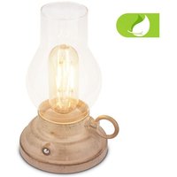 LED Tischlampe Akku LED Tischleuchte Dimmbar Kabellos Touch Warmweiß Terrasse von B.K.LICHT