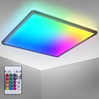 Led Deckenlampe rgb Dimmbar Panel Farbwechsel Deckenleuchte indirektes Licht 22W von B.K.LICHT
