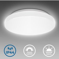 Led Deckenleuchte Bad rund Badezimmer-Lampe flach IP44 Schlafzimmer Küche Flur - 20 von B.K.LICHT