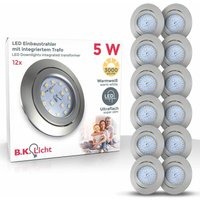 B.k.licht - led Einbaustrahler ultra-flach schwenkbar Decken-Spot Einbau-Leuchte: 12 Stück von B.K.LICHT