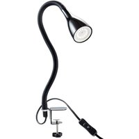 Led Klemm-Leuchte dimmbar Leselampe flexibel Tisch-Lampe schwarz 5W B.k.licht 10 von B.K.LICHT