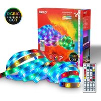B.k.licht - led Stripe 5m rgbic Leiste Lichtband Dimmbar Fernbedienung Selbstklebend B.k.licht - led Stripe 5m rgbic Leiste Lichtband Dimmbar Fernbedienung Selbstklebend von B.K.LICHT