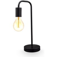 Tischlampe Vintage Tischleuchte Retro Dekolicht Wohnraum Flur Edison E27 schwarz - 10 von B.K.LICHT