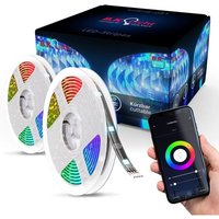 WiFi led tv Band 4m usb Streifen Smart Home app Lichtleiste rgb dimmbar Stripes von B.K.LICHT