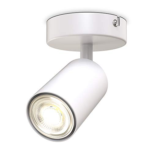 B.K.Licht - Wandleuchte innen schwenkbar, GU10 Fassung, max. 9 Watt, Wandlampe innen, Wandstrahler, Wandlicht, Wandbeleuchtung, Lampe Schlafzimmer, Flurlampe, Wall Light, 9x9 cm, Weiß B.K.Licht - Wandleuchte innen schwenkbar, GU10 Fassung, max. 9 Watt, Wandlampe innen, Wandstrahler, Wandlicht, Wandbeleuchtung, Lampe Schlafzimmer, Flurlampe, Wall Light, 9x9 cm, Weiß von B.K.Licht
